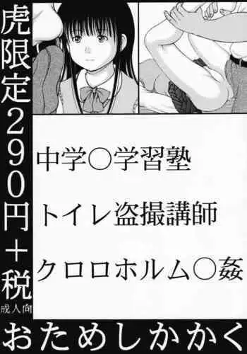 Chuugaku〇 Gakushuujuku Toilet Tousatsu Koushi Chloroform 〇kan