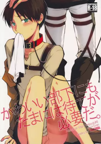 [Yinghua (sinba)] Kawaii Buka nimo Tamani wa Mate ga Hitsuyouda. | Sometimes the cute subordinate has to wait. (Shingeki no Kyojin) [English] {K&C}